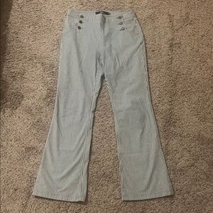 Boden Wonen Size 10R Southampton Sailor Jean Blue & White Stripe